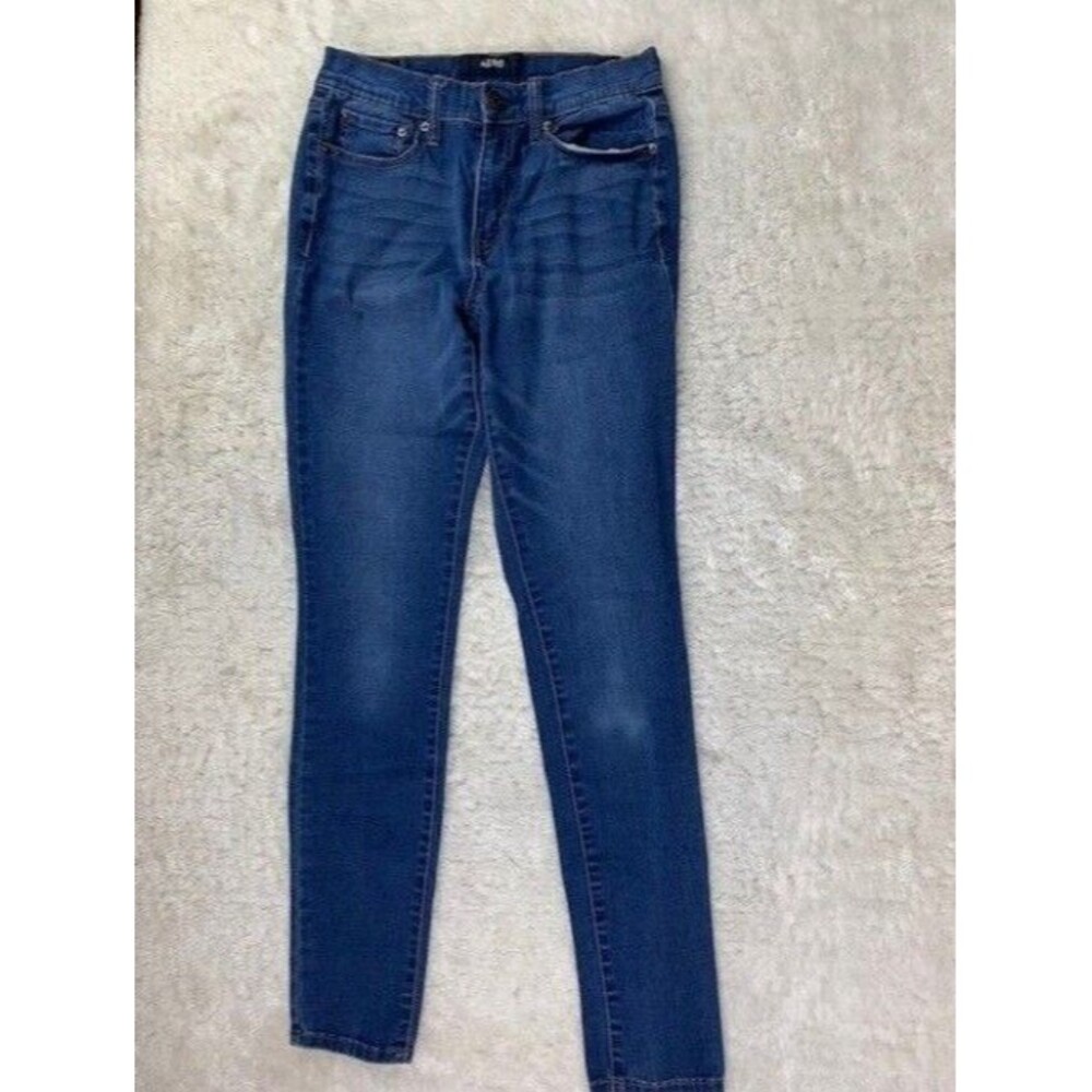 Aeropostale Size 2 Long Womens Jeans Skinny Mid Rise Med Wash